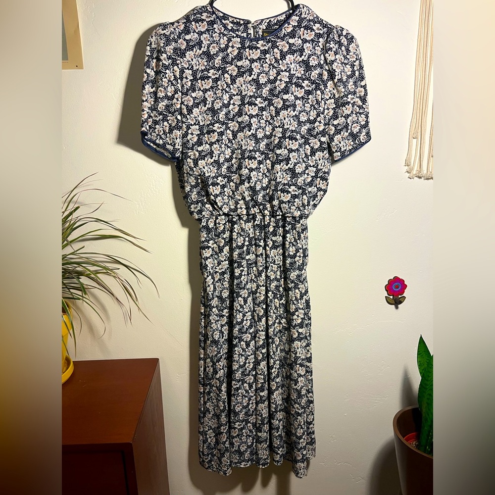 Vintage Floral Stuart Alan Dress